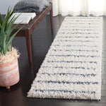 Safavieh Venus Shag 604 Rug, VNS604 - Ivory / Dark Grey