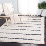 Safavieh Venus Shag 604 Rug, VNS604 - Ivory / Dark Grey