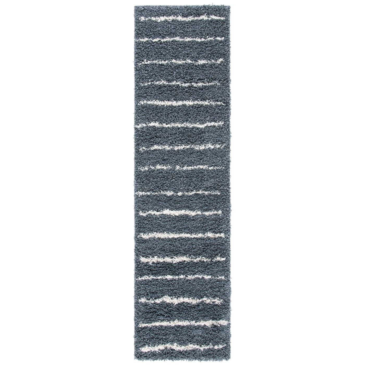 Safavieh Venus Shag 604 Rug, VNS604 - Dark Grey / Ivory