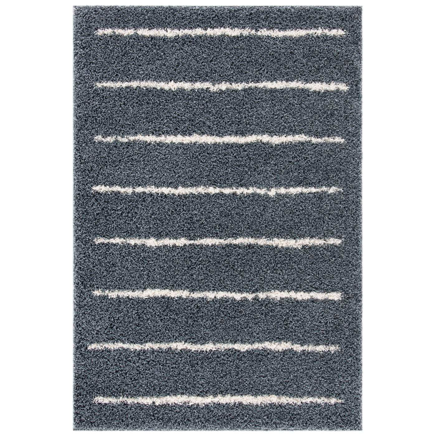 Safavieh Venus Shag 604 Rug, VNS604 - Dark Grey / Ivory