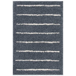 Safavieh Venus Shag 604 Rug, VNS604 - Dark Grey / Ivory