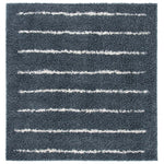 Safavieh Venus Shag 604 Rug, VNS604 - Dark Grey / Ivory