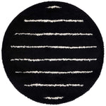 Safavieh Venus Shag 604 Rug, VNS604 - Black / Ivory