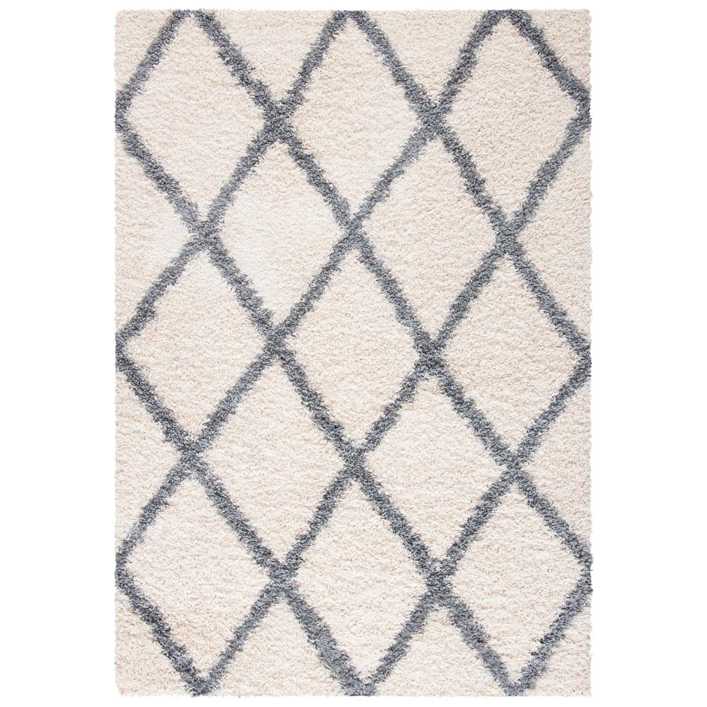 Safavieh Venus Shag 681 Rug, VNS681 - Ivory / Grey