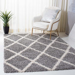 Safavieh Venus Shag 681 Rug, VNS681 - Grey / Ivory