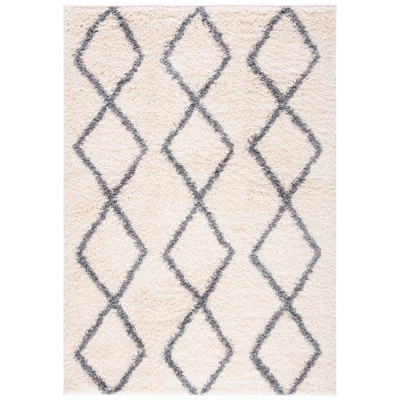 Safavieh Venus Shag 682 Rug, VNS682 - Ivory / Grey