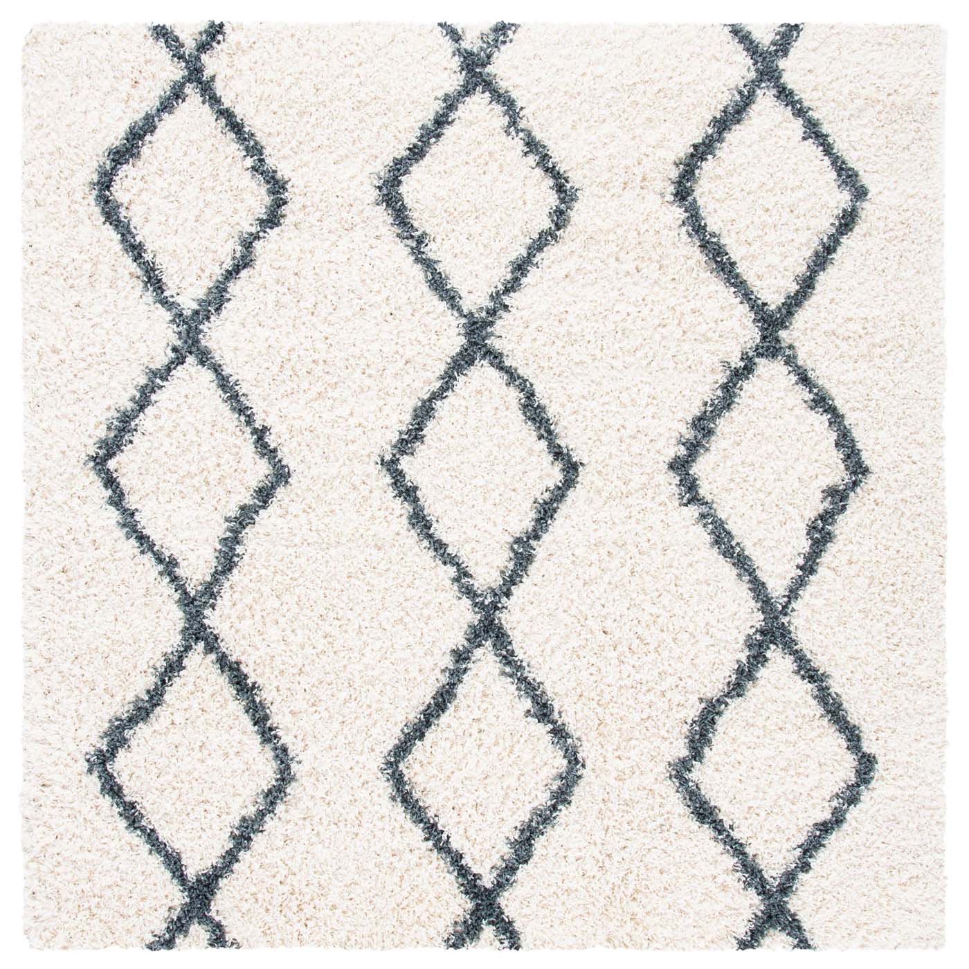 Safavieh Venus Shag 682 Rug, VNS682 - Ivory / Dark Grey