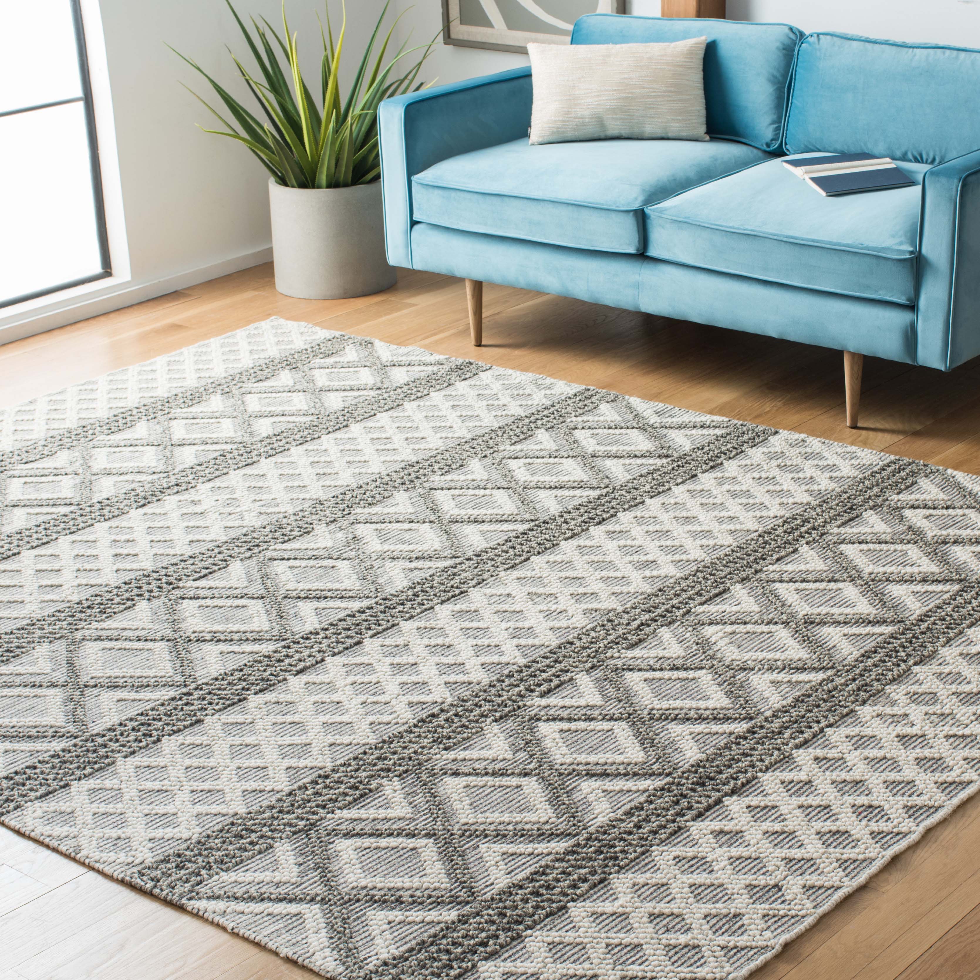 Safavieh Vermont 211 Rug, VRM211 - Ivory / Dark Grey