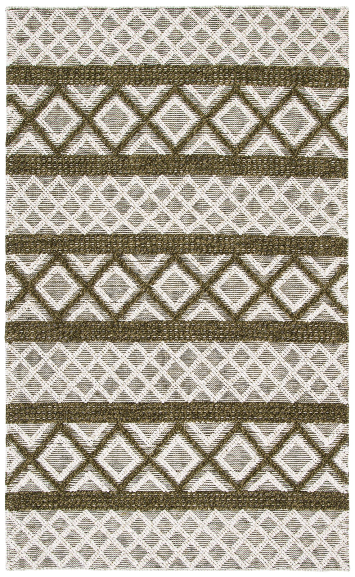 Safavieh Vermont 211 Rug, VRM211 - Ivory / Dark Green