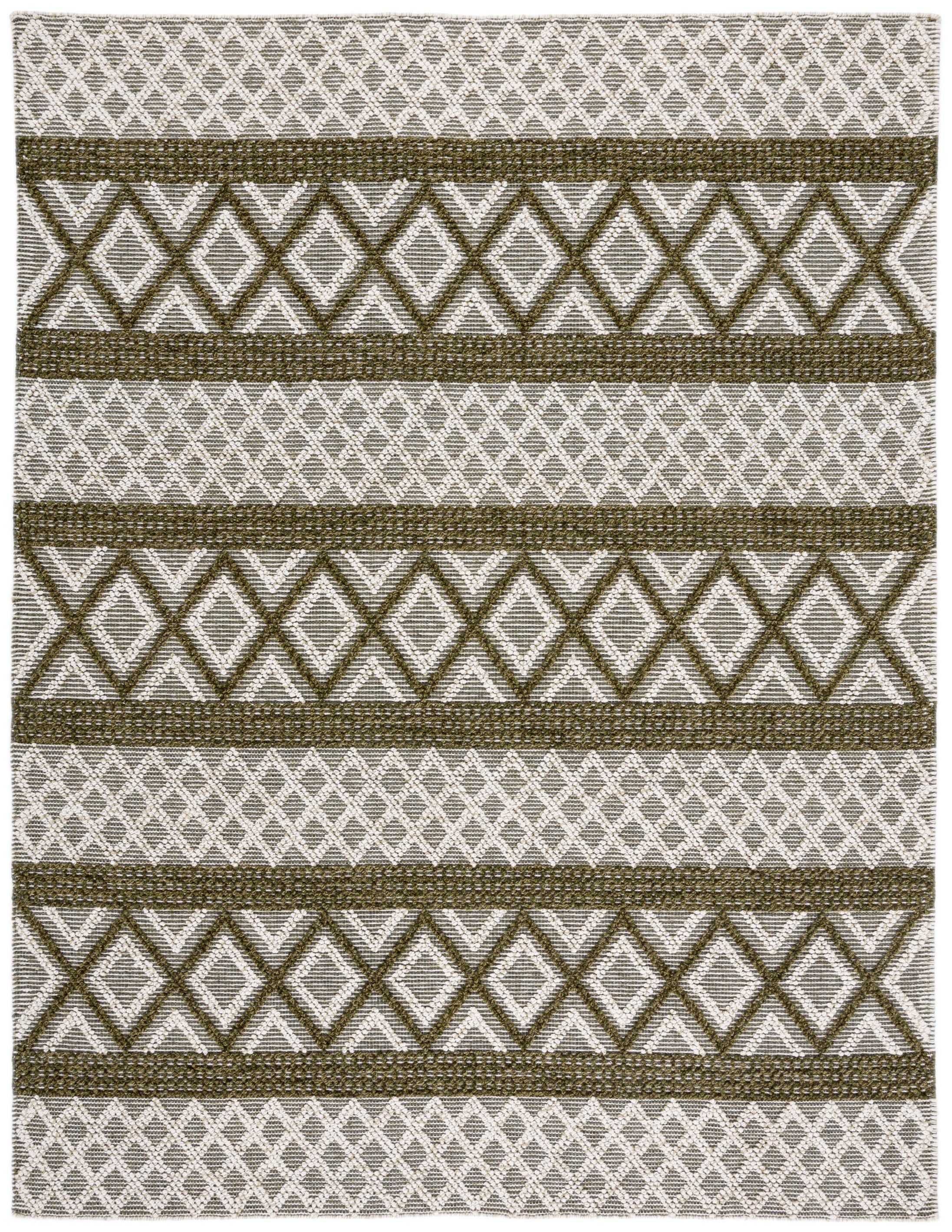 Safavieh Vermont 211 Rug, VRM211 - Ivory / Dark Green