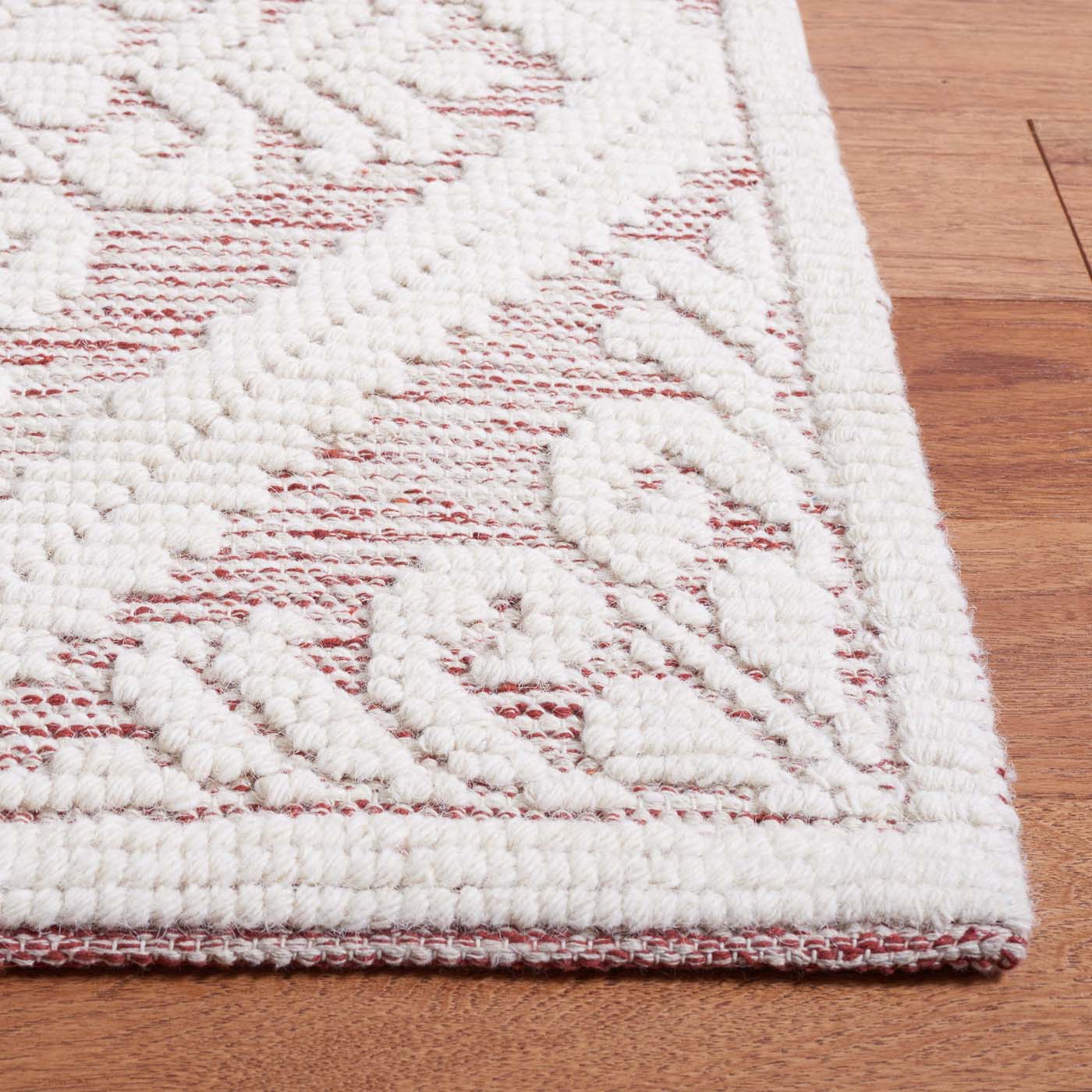 Safavieh Vermont 306 Rug, VRM306 - Ivory / Red