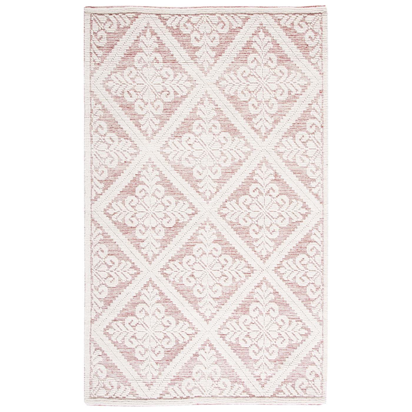 Safavieh Vermont 306 Rug, VRM306 - Ivory / Red