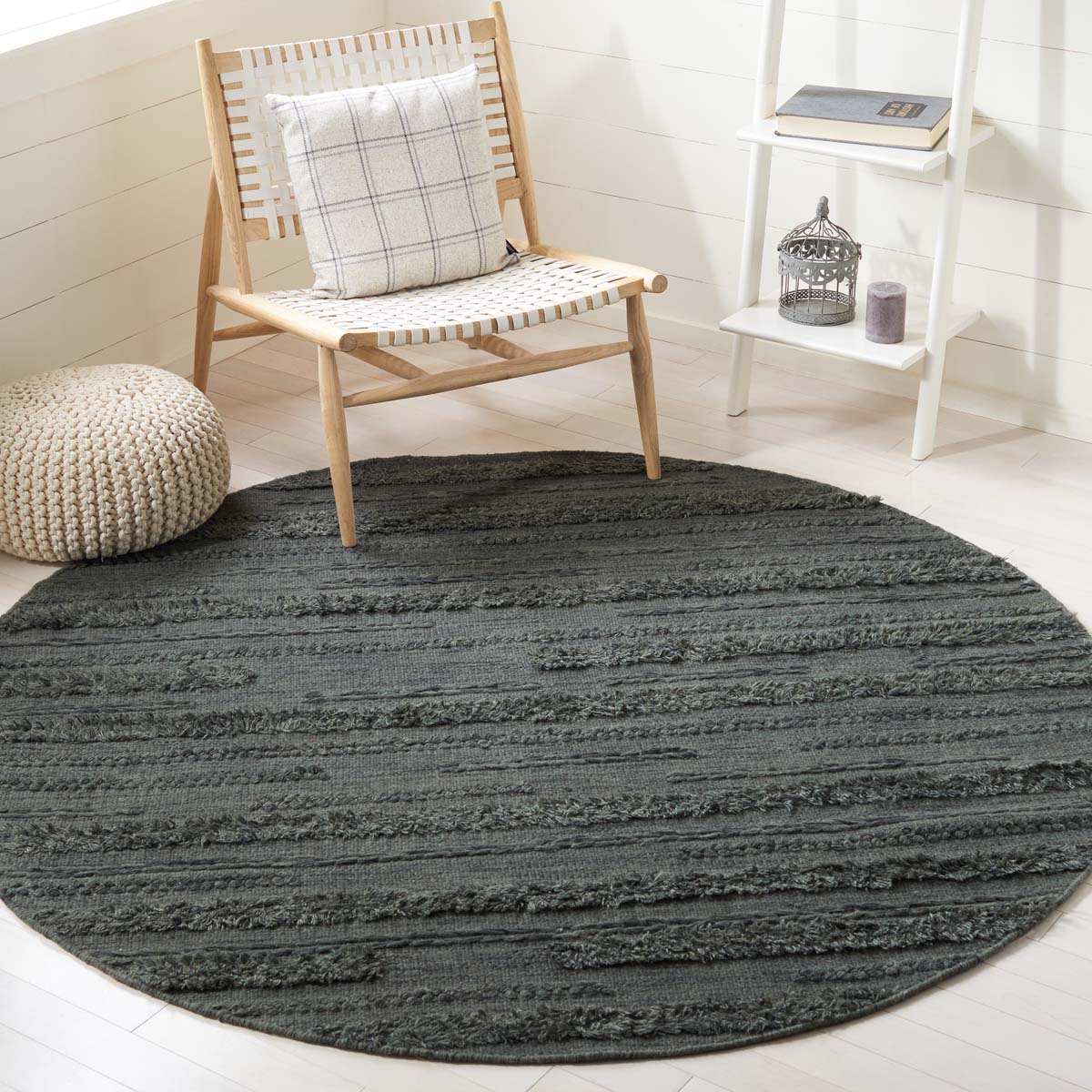 Safavieh Vermont 901 Rug, VRM901 - Charcoal / Ivory