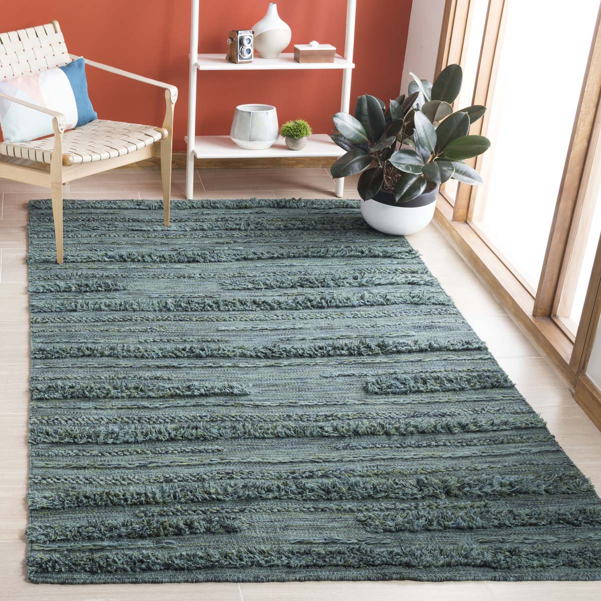 Safavieh Vermont 901 Rug, VRM901 - Dark Green / Black