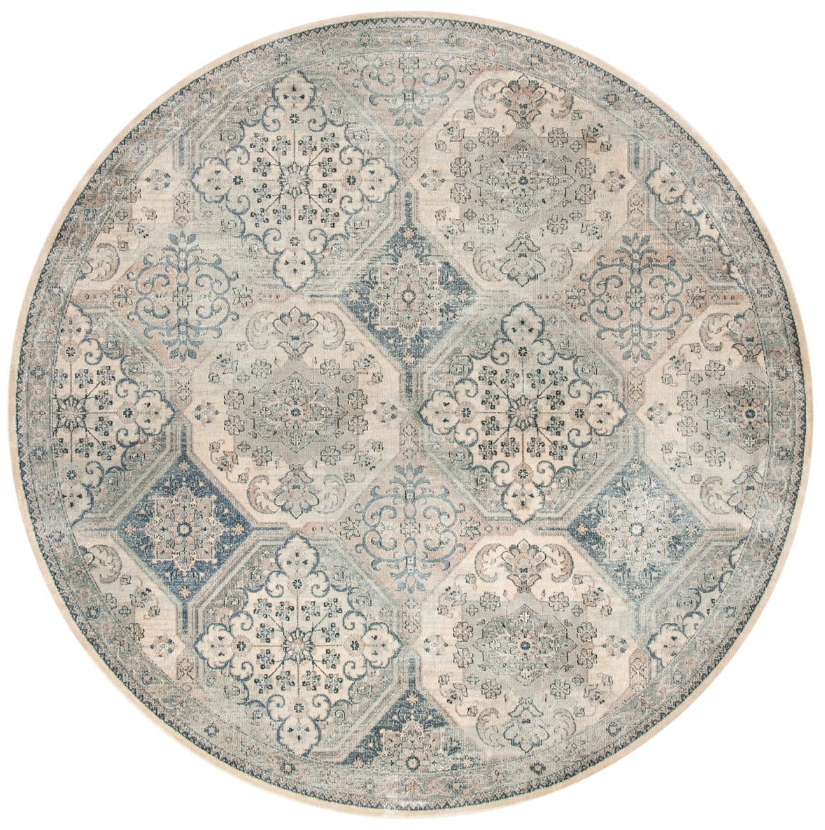 Safavieh Vintage 128 Rug, VTG128 - Cream / Blue