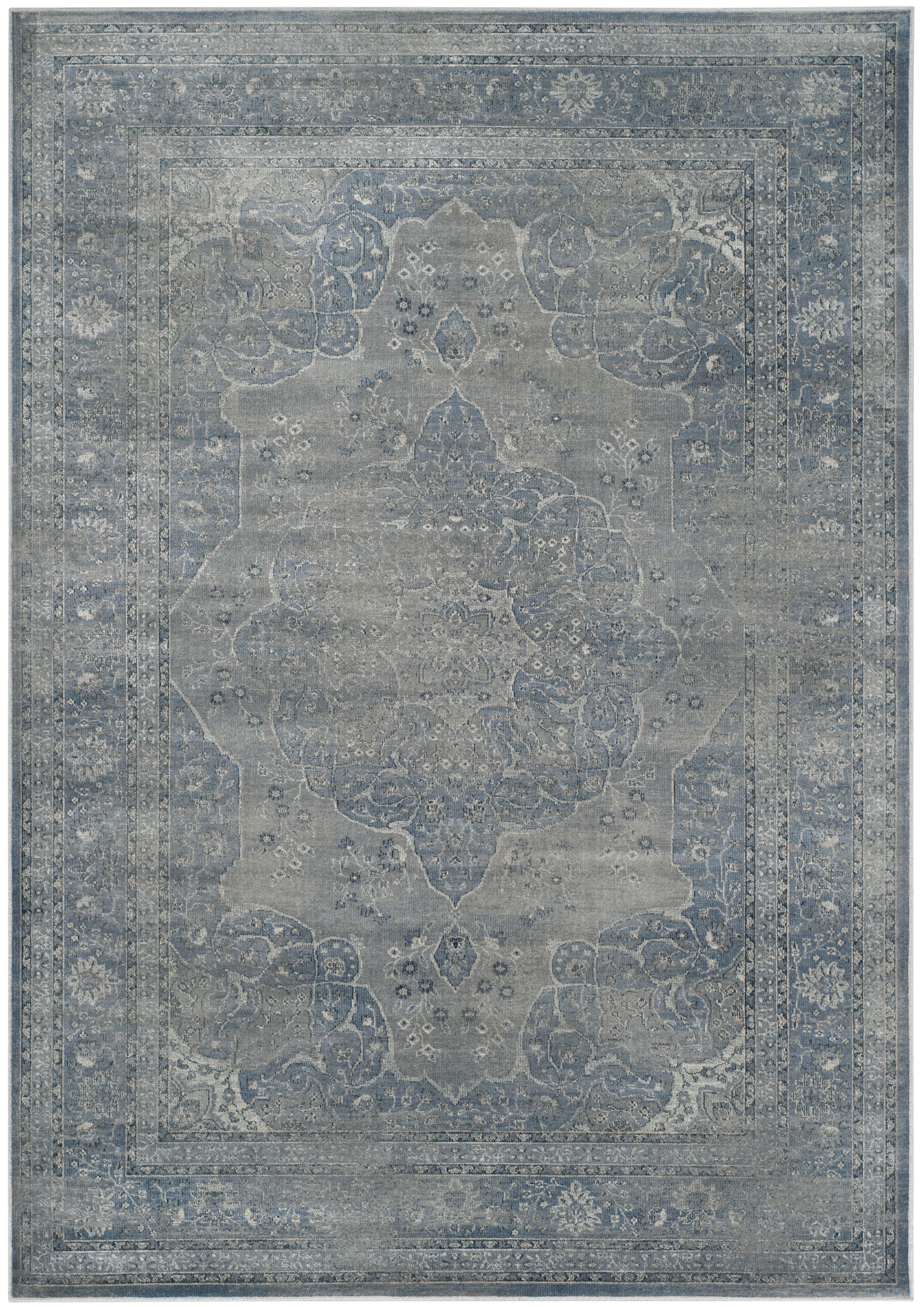 Safavieh Vintage 158 Rug, VTG158 - Light Blue / Light Grey