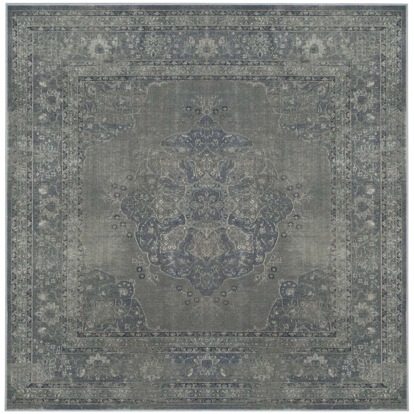 Safavieh Vintage 158 Rug, VTG158 - Light Blue / Light Grey