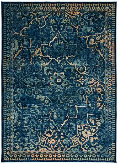 Safavieh Vintage 175 Rug, VTG175 - Blue / Yellow