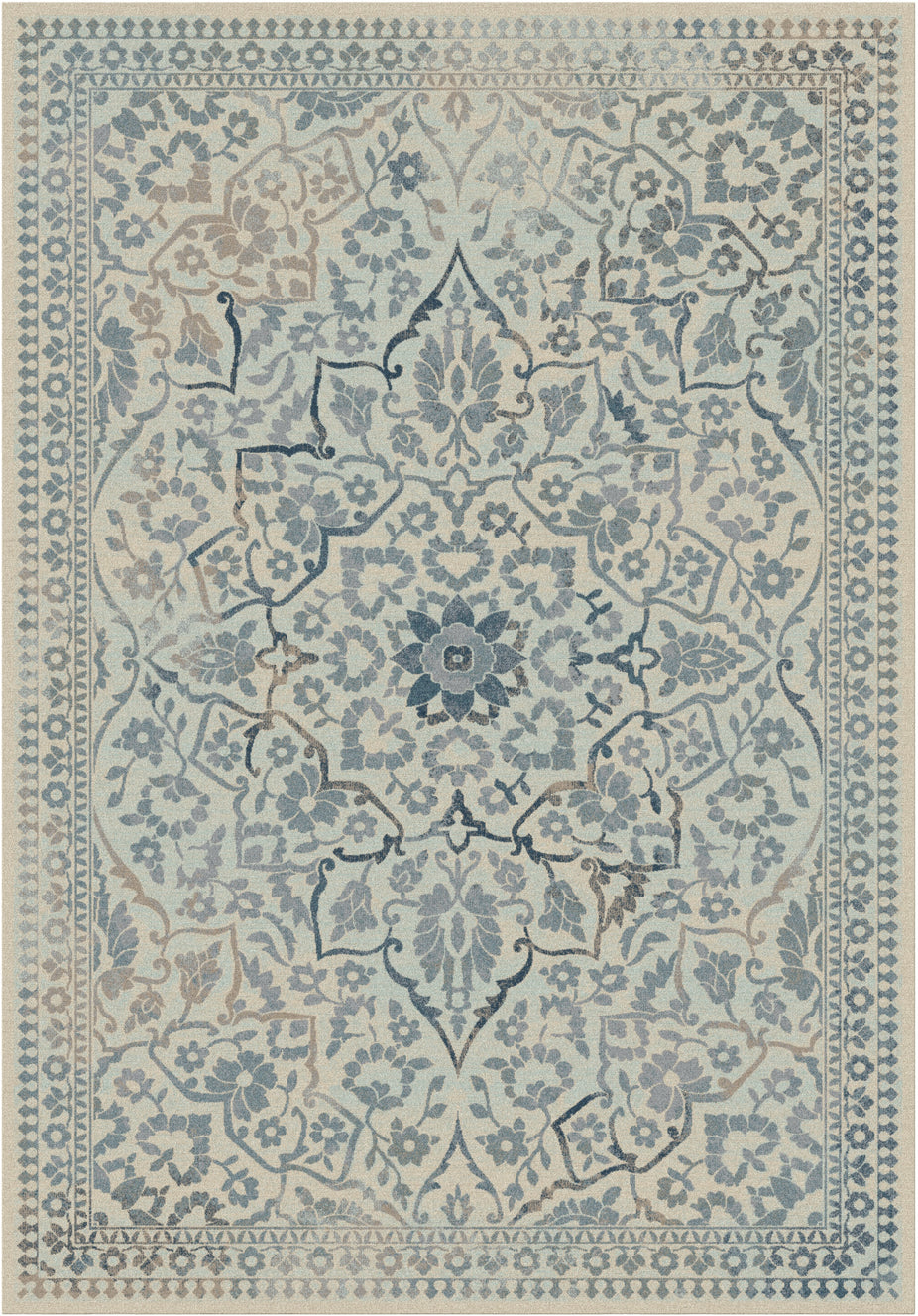 Safavieh Vintage 175 Rug, VTG175 - Cream / Light Blue