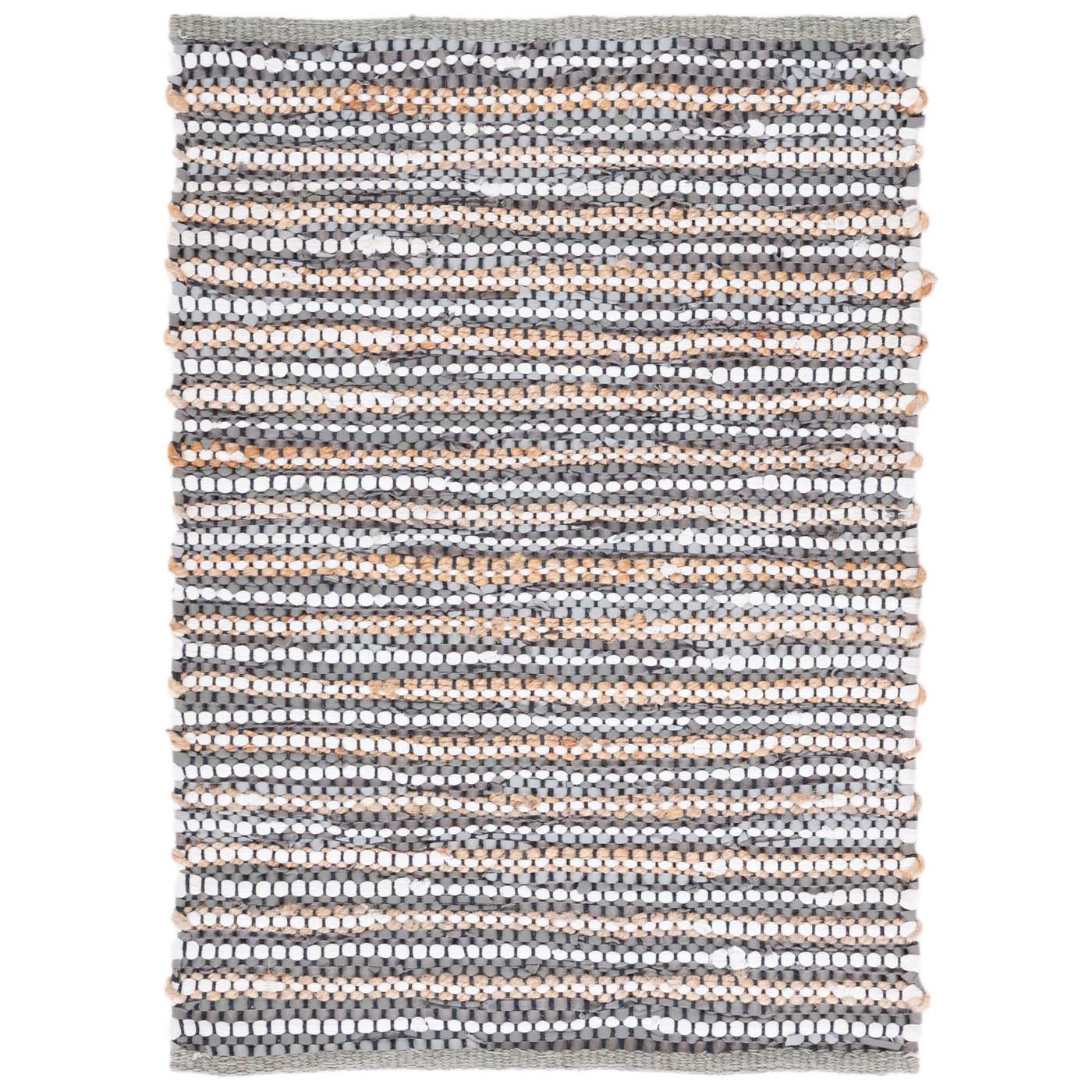 Safavieh Vintage Leather 205 Rug, VTL205 - Grey / Ivory