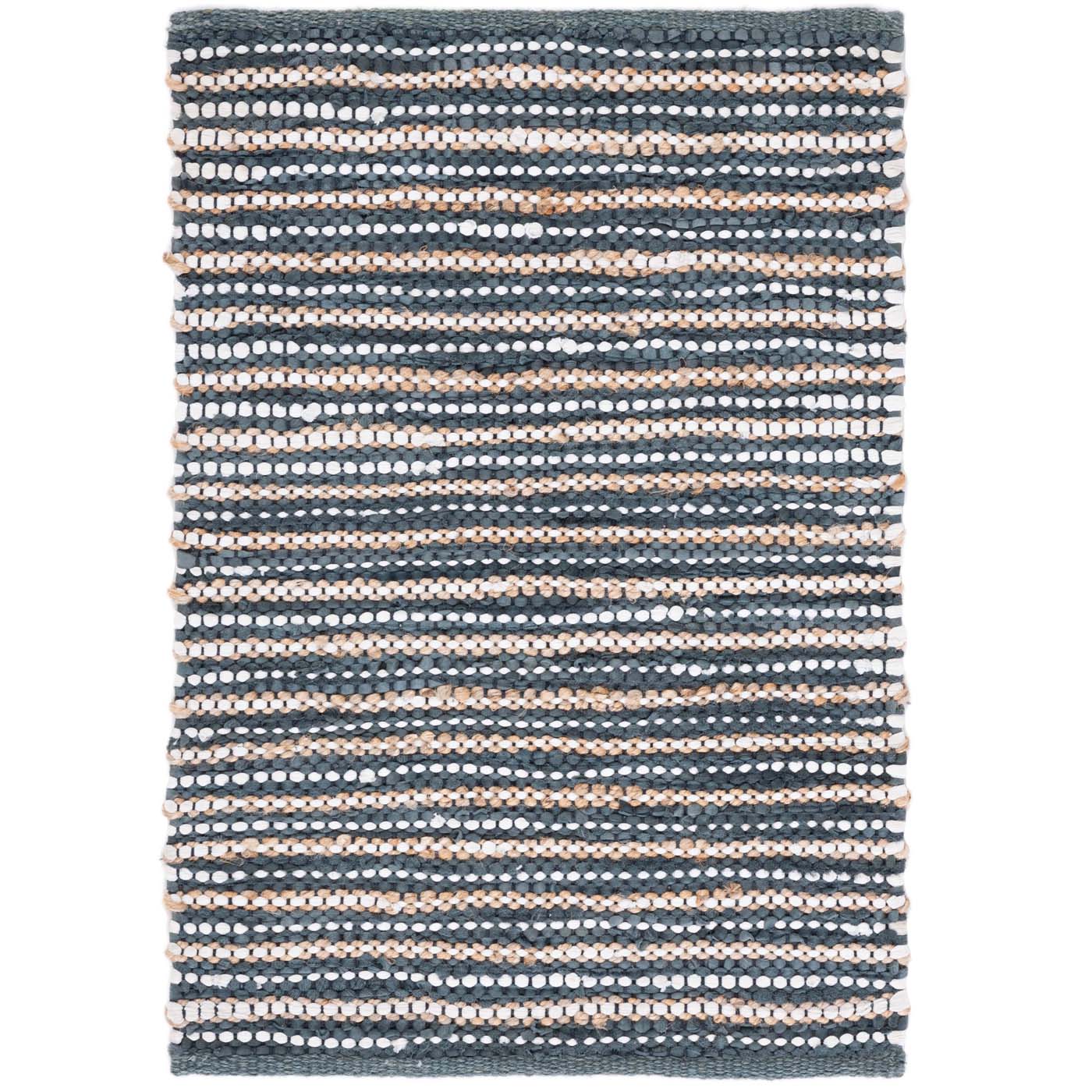 Safavieh Vintage Leather 205 Rug, VTL205 - Dark Grey / Ivory