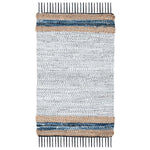 Safavieh Vintage Leather 602 Rug, VTL602 - Grey / Natural