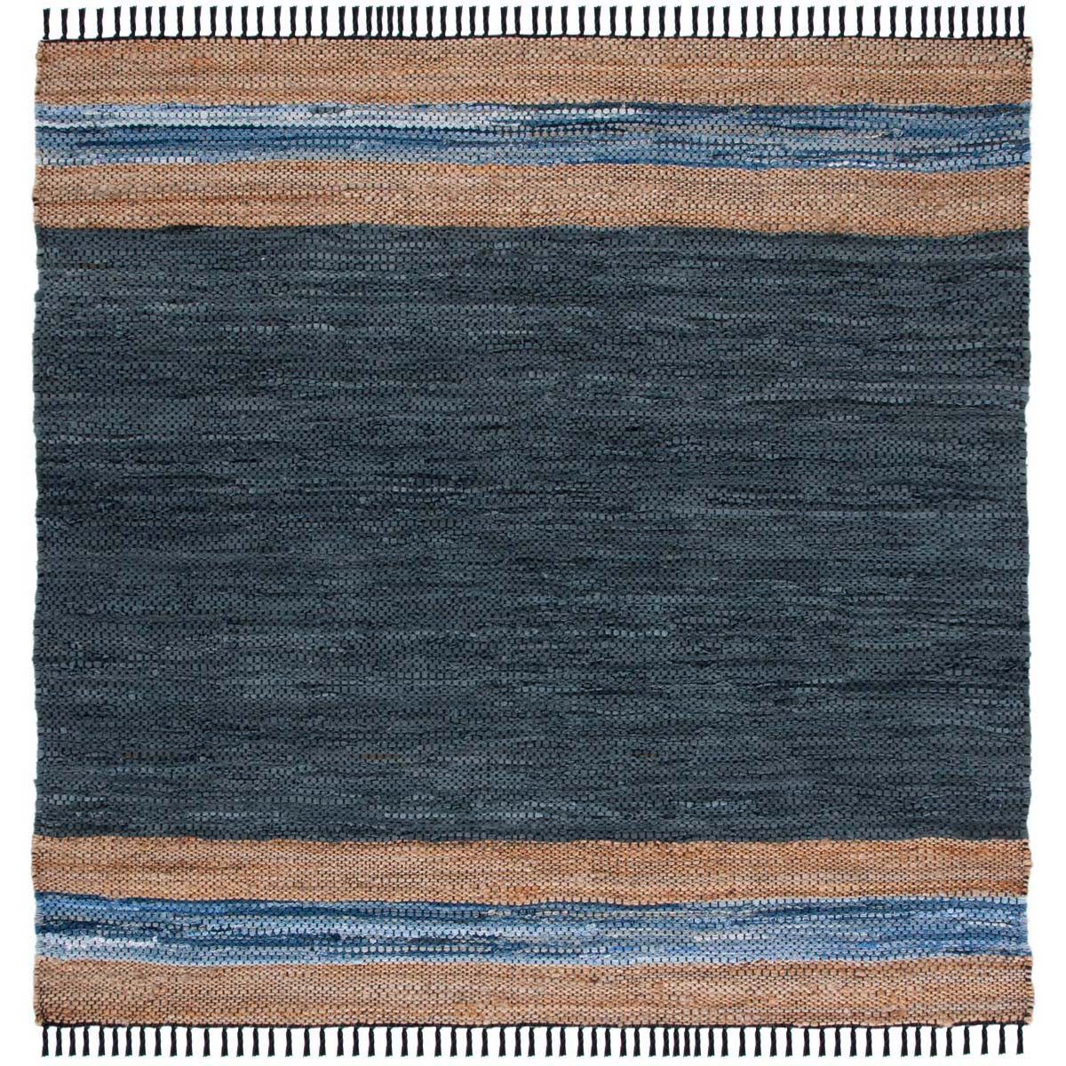 Safavieh Vintage Leather 602 Rug, VTL602 - Blue / Natural