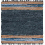 Safavieh Vintage Leather 602 Rug, VTL602 - Blue / Natural