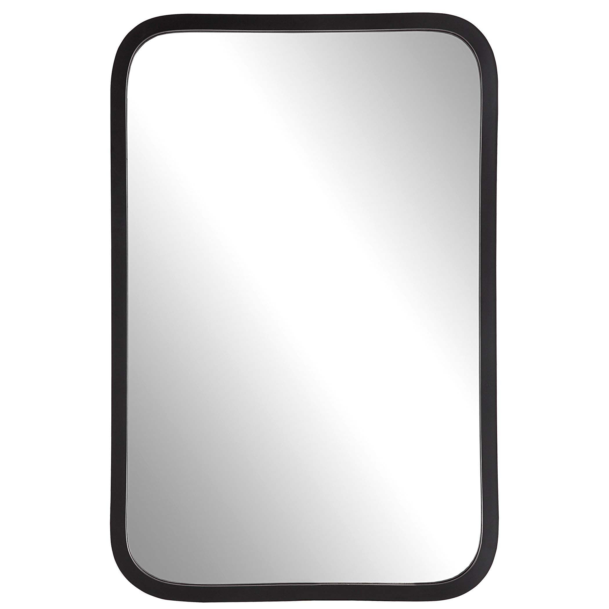 Decor Market Mirror - Matte Black Finish