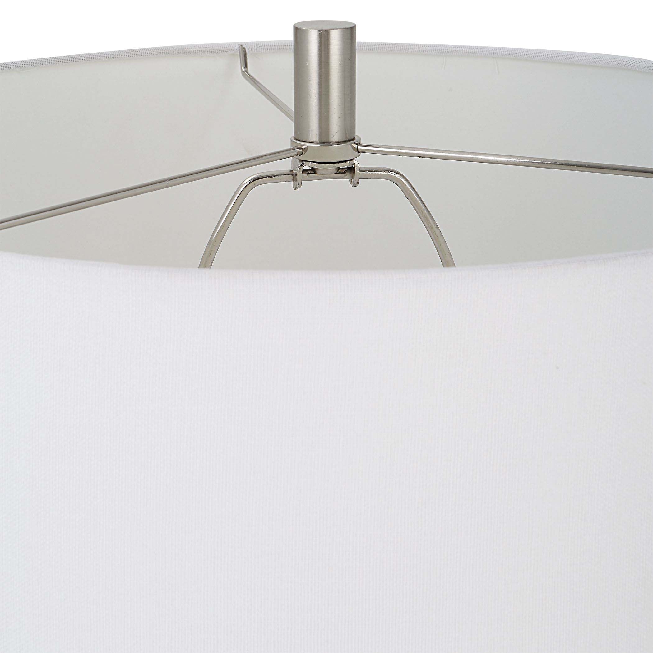 Decor Market White Ceramic Table Lamp