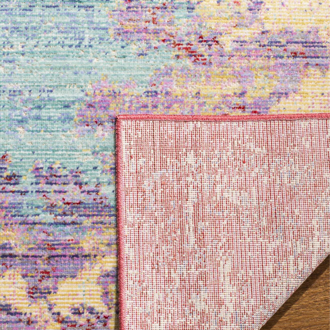 Safavieh Windsor 305 Rug, WDS305 - Light Blue / Fuchsia