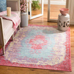 Safavieh Windsor 305 Rug, WDS305 - Light Blue / Fuchsia