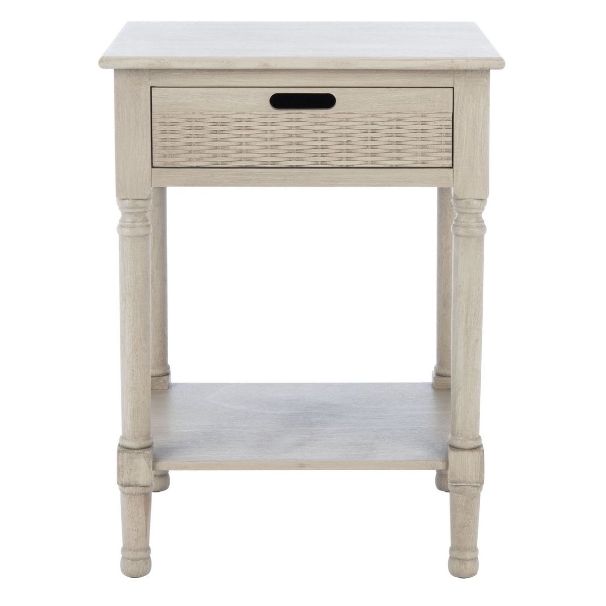 Safavieh Landers 1 Drawer Accent Table , ACC5708 - Greige