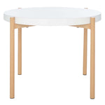 Safavieh Solara Accent Table , ACC5801 - White / Gold