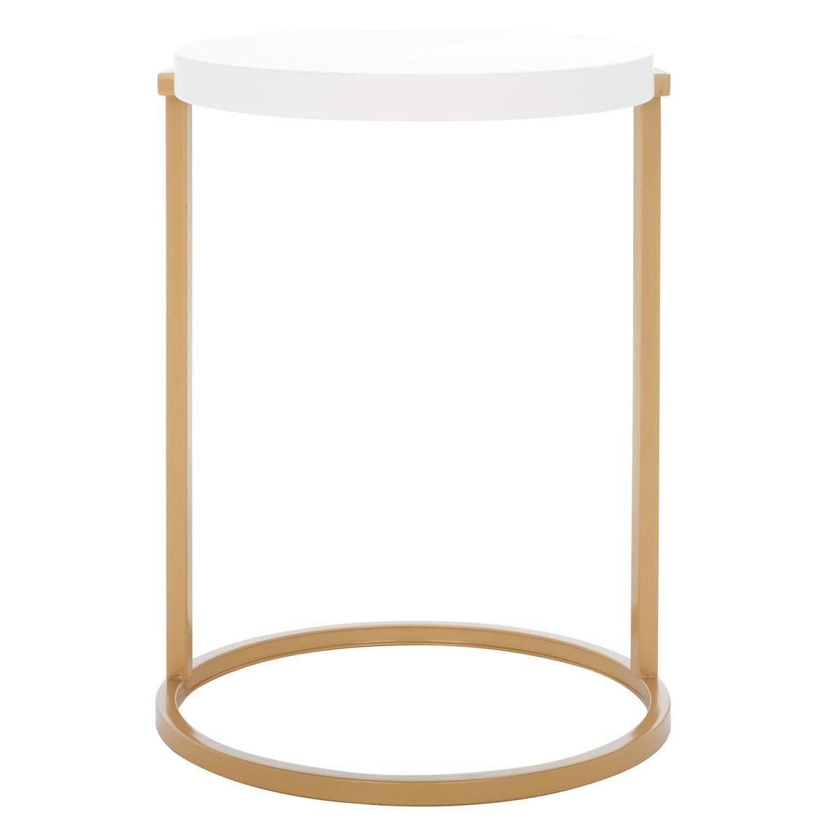 Safavieh Rosabelle Accent Table , ACC5802 - White / Gold