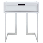 Safavieh Lilo 1 Drawer Mirrored Accent Table , ACC9700 - Silver / Mirror