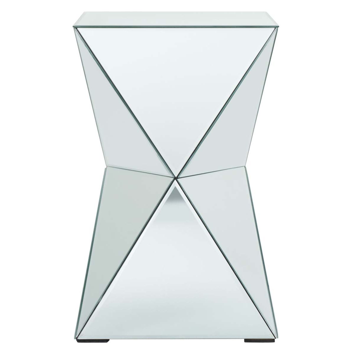 Safavieh Luella Mirrored Accent Table , ACC9703 - Silver / Mirror