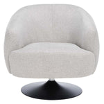 Safavieh Ezro Upholstered Accent Chair , ACH5105 - Light Grey / Black