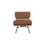 Safavieh Kermit Accent Chair , ACH6210 - Cognac/Matte Black