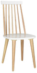 Safavieh Burris 17''H Spindle Side Chair (Set of 2), AMH8511 - Natural / White