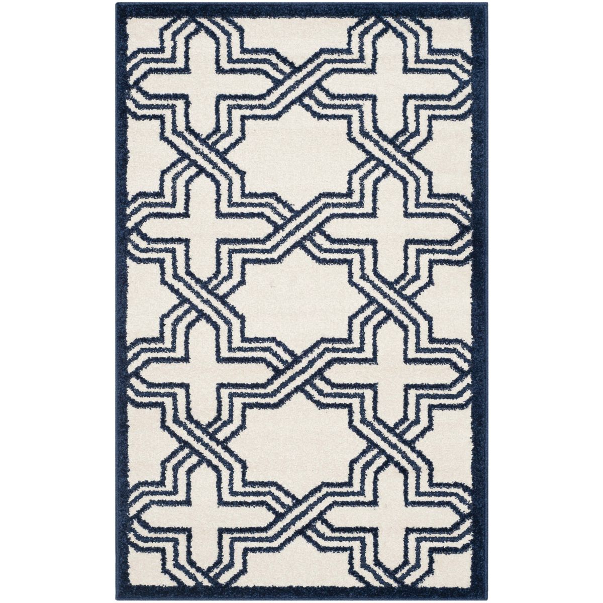 Safavieh Amherst 413 Rug, AMT413 - Ivory / Navy