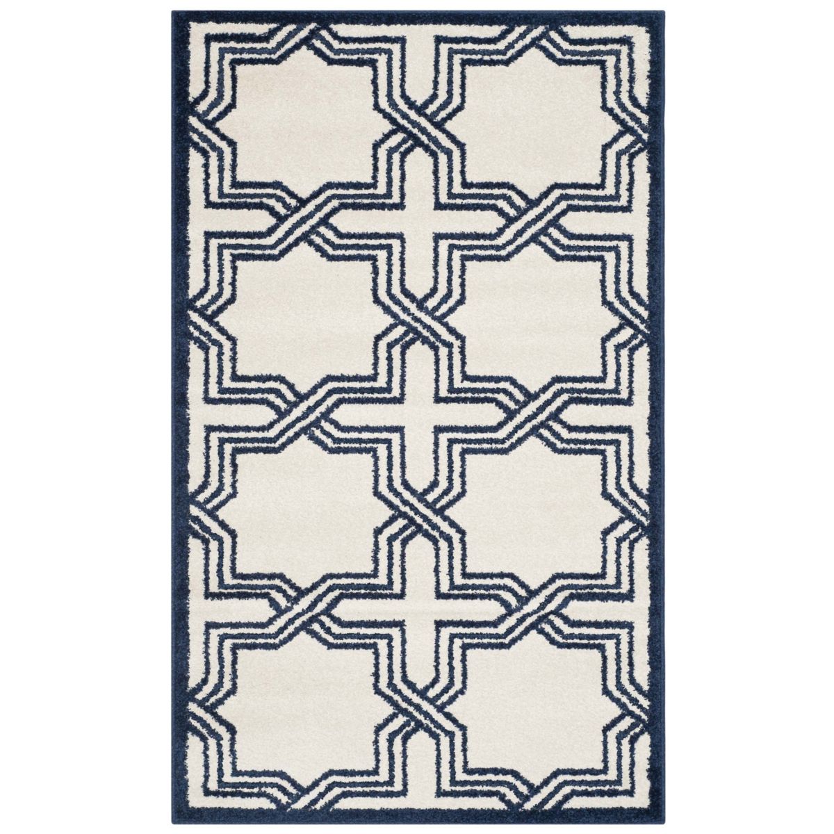 Safavieh Amherst 413 Rug, AMT413 - Ivory / Navy