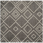 Safavieh Arizona Shag 744 Rug, ASG744 - Brown / Ivory