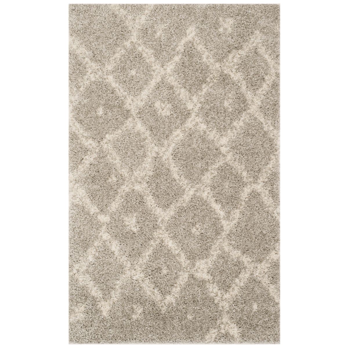 Safavieh Arizona Shag 747 Rug, ASG747 - GREY / IVORY