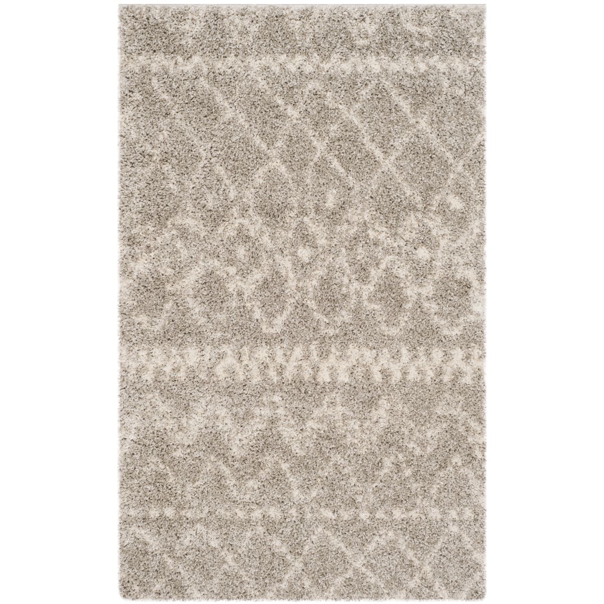 Safavieh Arizona Shag 750 Rug, ASG750 - GREY / IVORY