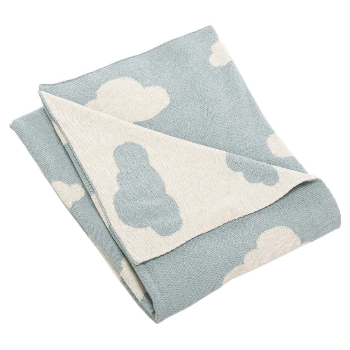 Safavieh Skye Throw , BBY1011 - Blue/White