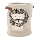 Safavieh Dandy Lion Storage Basket , BBY6016 - Grey/Natural/Black