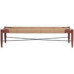 Safavieh Arcana Jute Bench , BCH1002 - Natural / Cognac / Black