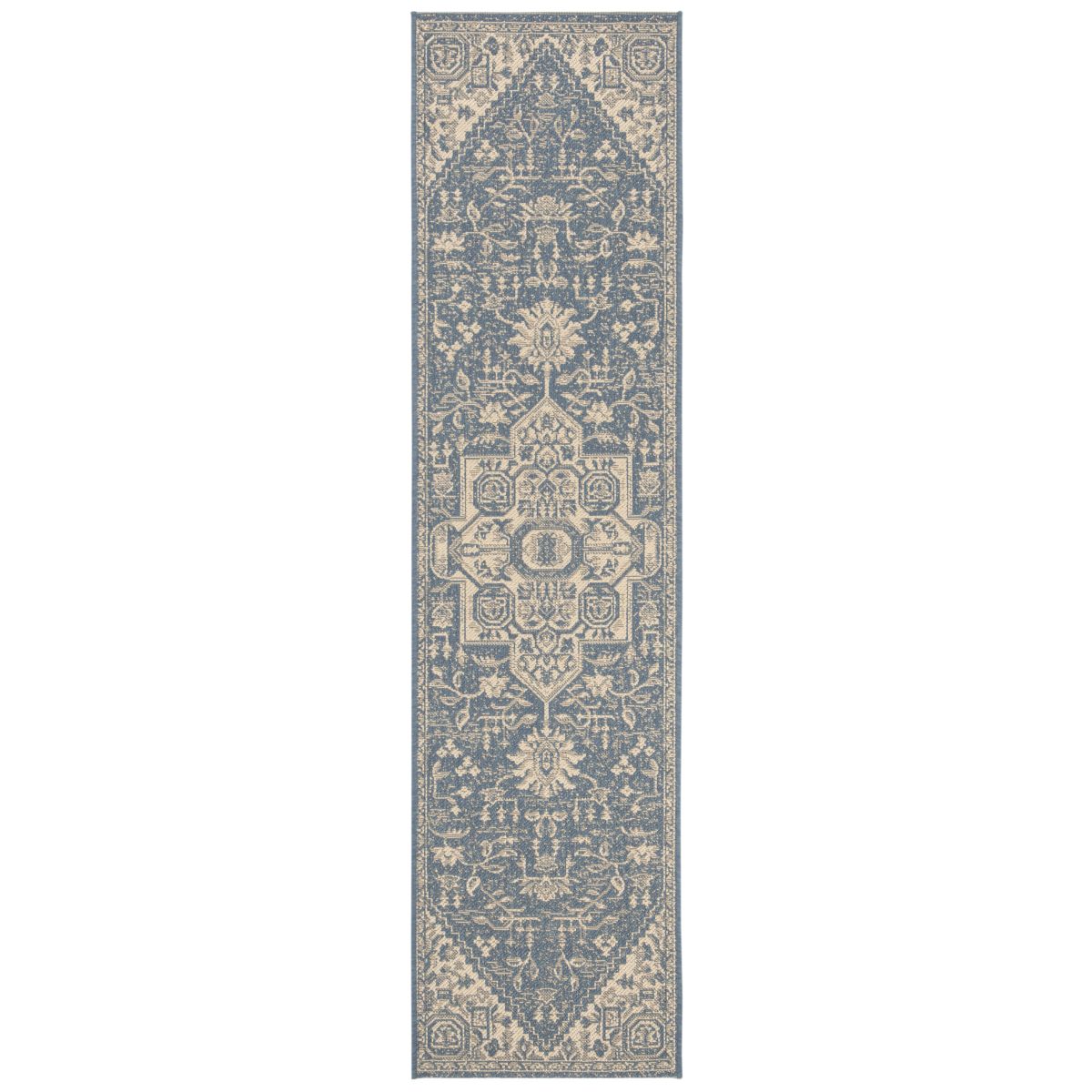 Safavieh Beach House 138 Rug, BHS138 - Cream / Blue