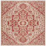 Safavieh Beach House 138 Rug, BHS138 - Red / Creme